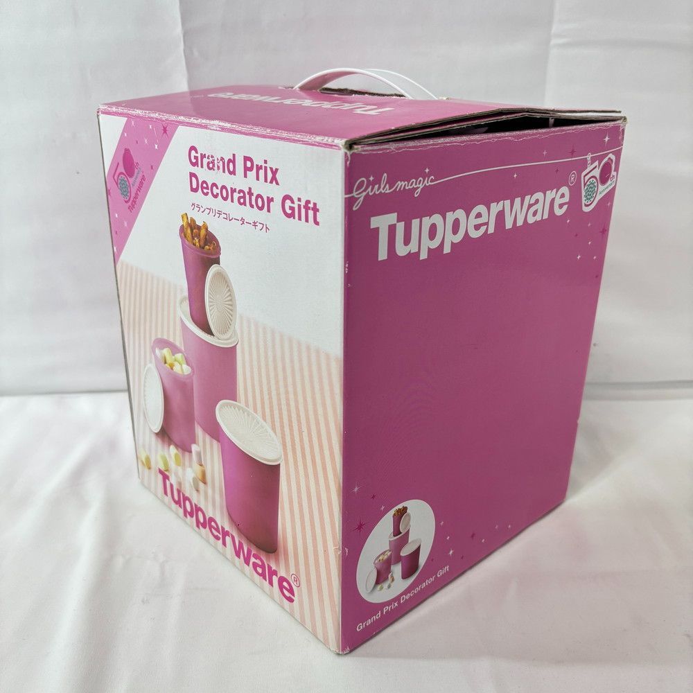 ◆Tupperware グランプリデコレーターギフト 50周年 ピンク　740 ◇Tupperware グランプリデコレーターギフト 50周年 ピンク 740 - メルカリ