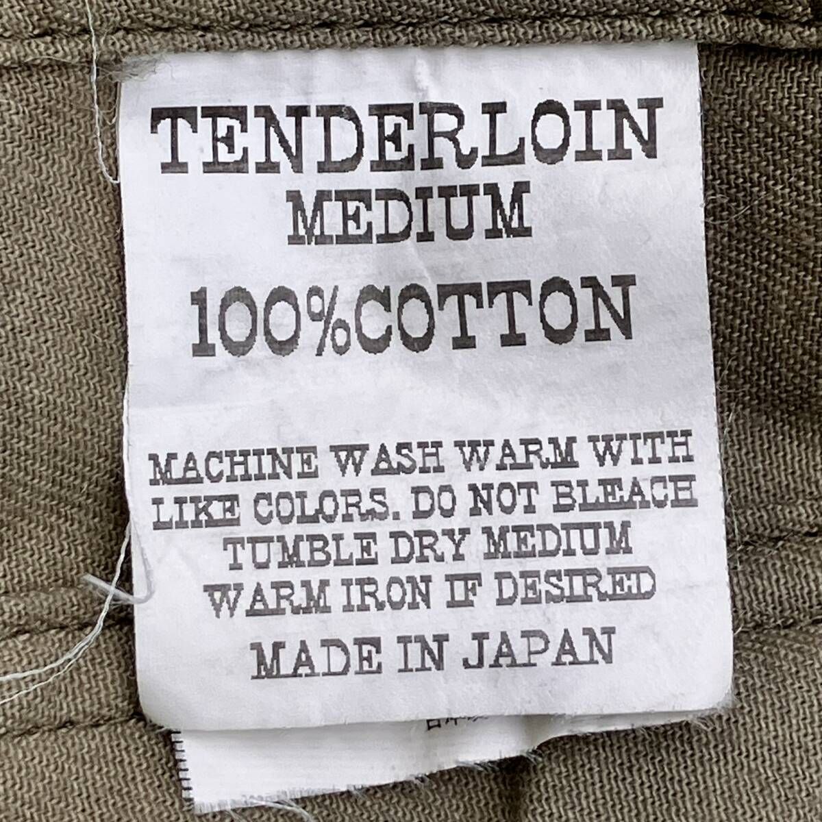 TENDERLOIN (株)ｹｰｾﾌﾞﾝ 14SS T-BAMBOO ジャケット コットン カーキ