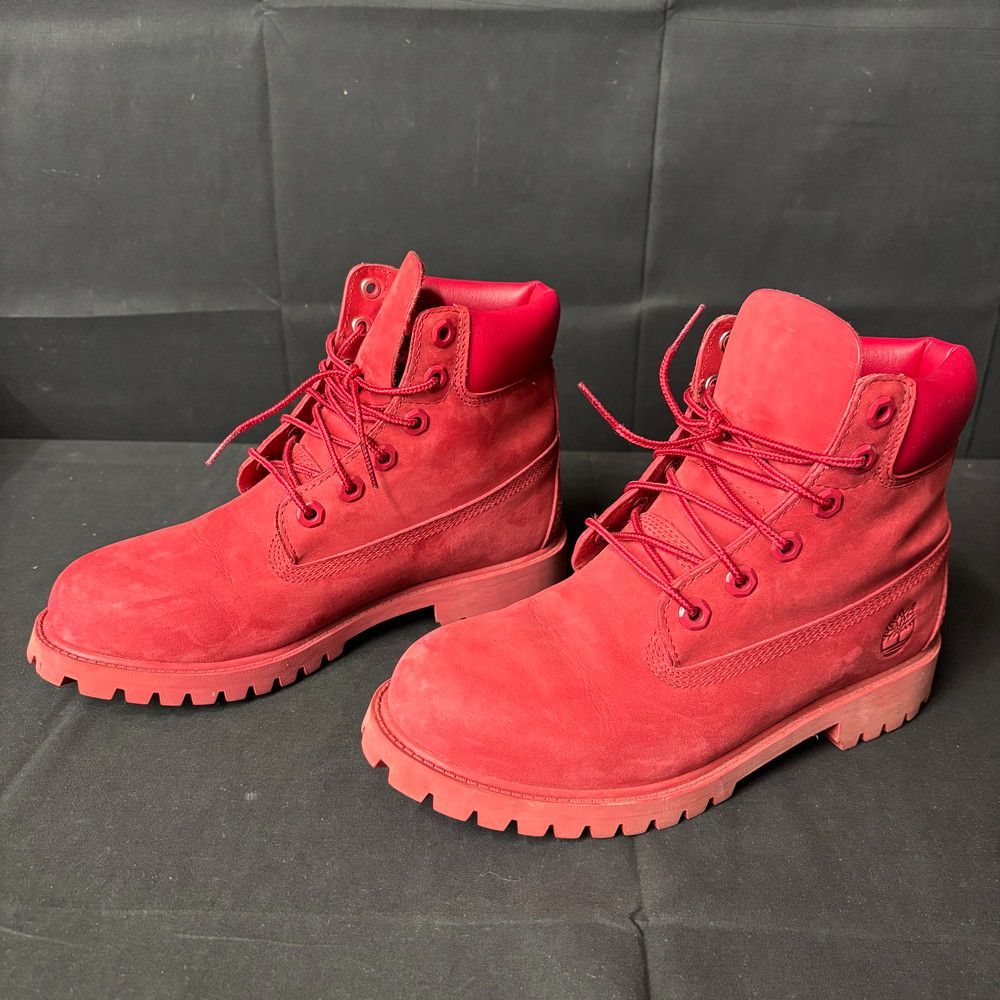◇Timberland プレミアム 6インチ ブーツ 23㎝ レッド 744 - メルカリ