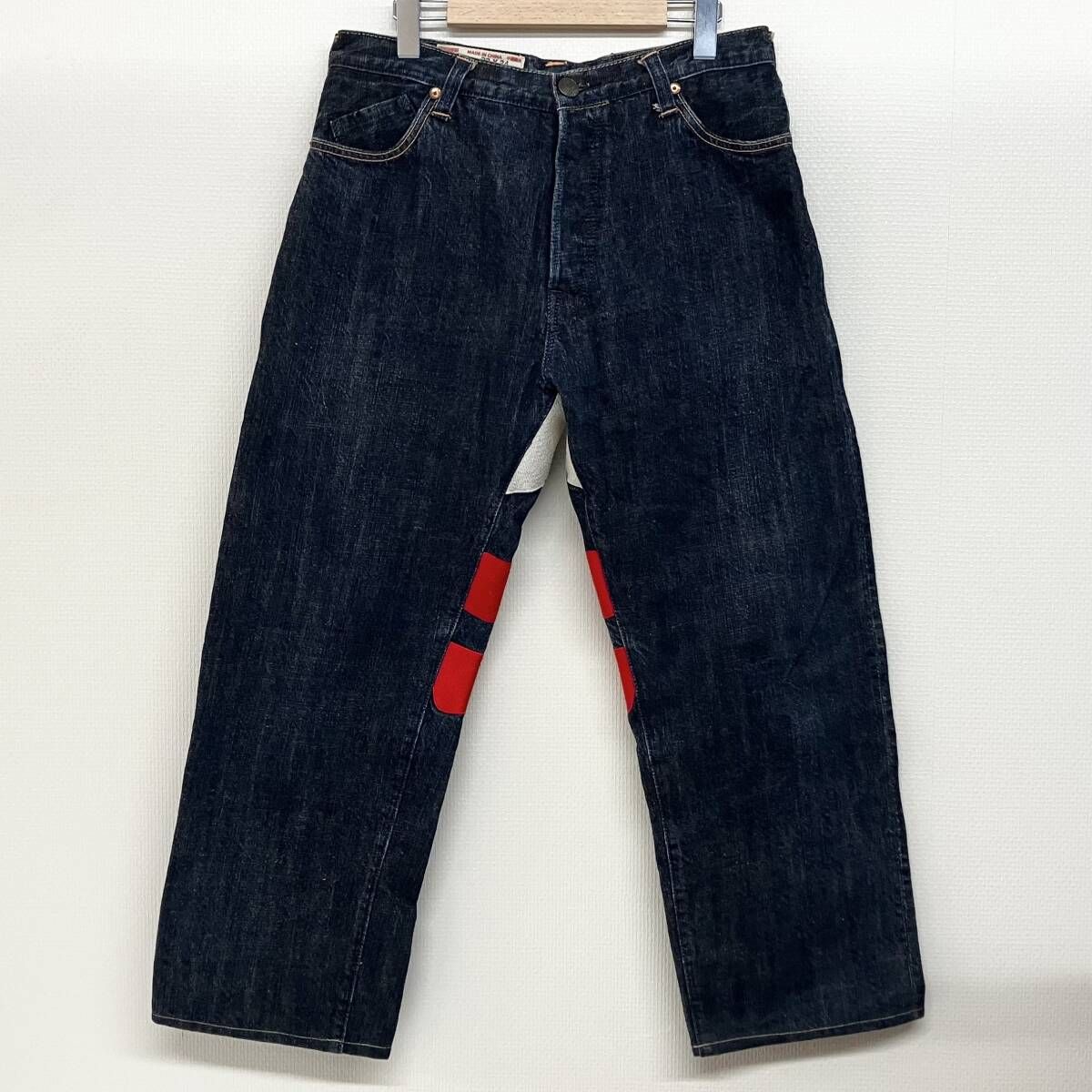 EVISU YAMANE エビスジーンズ 山根英彦 デニムパンツ D686 CM LOT 0019 サイズ３３×３４