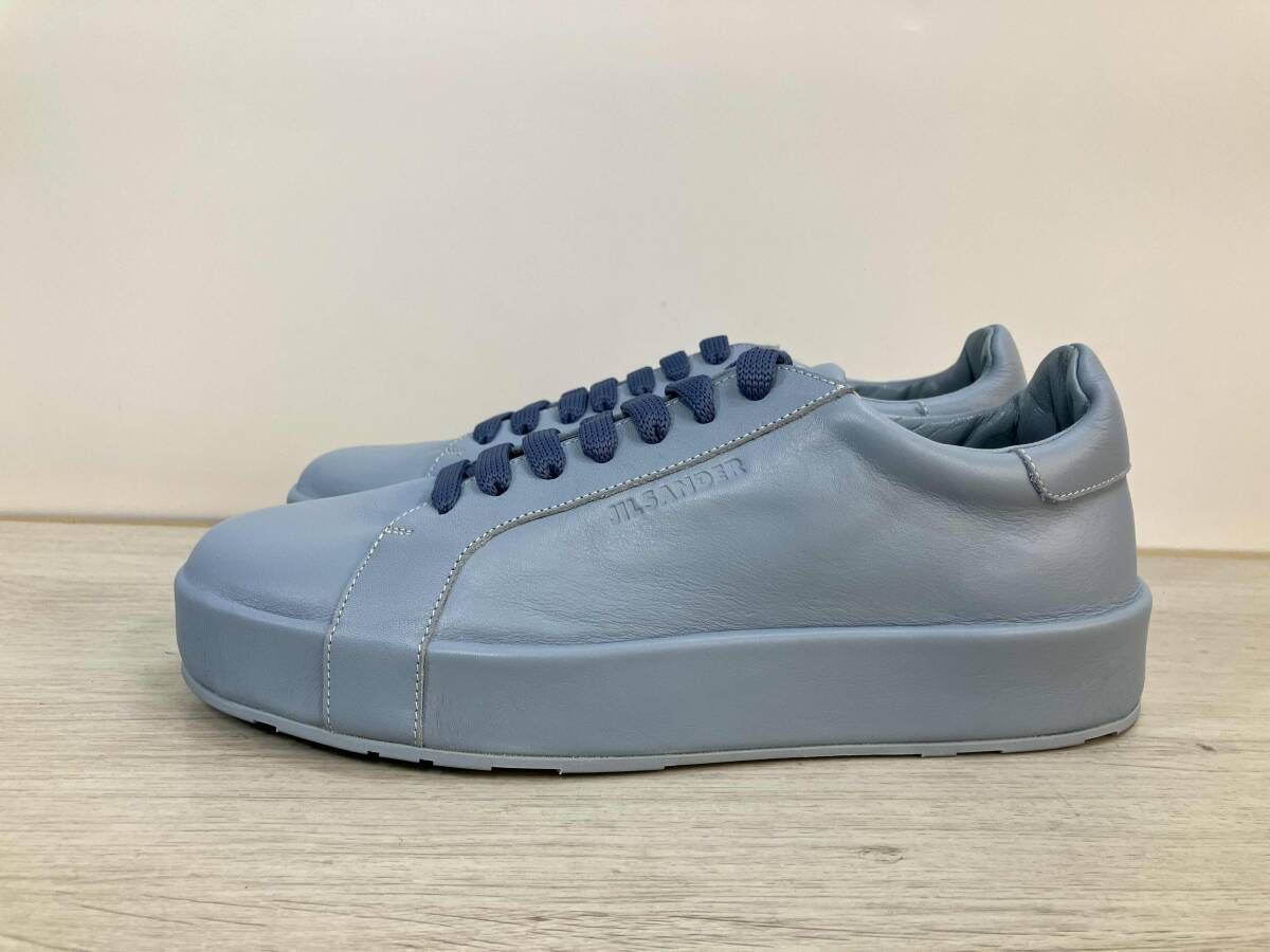 Jil Sander ジルサンダー レザースニーカー ライトブルー スニーカー レディース サイズ35 8,750円