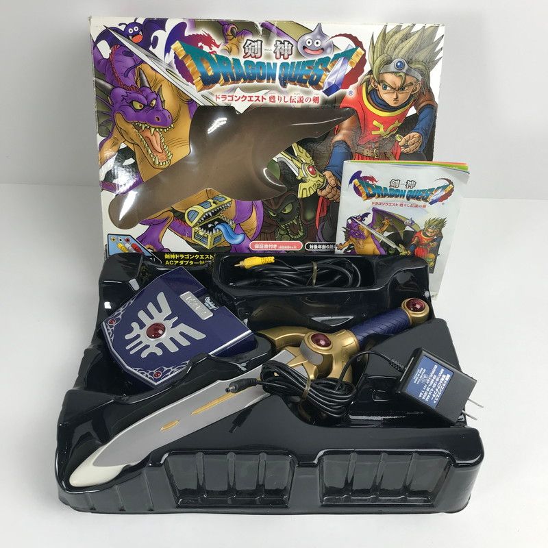 現状渡し品】 剣神ドラゴンクエスト 甦りし伝説の剣 動作未確認・キズ
