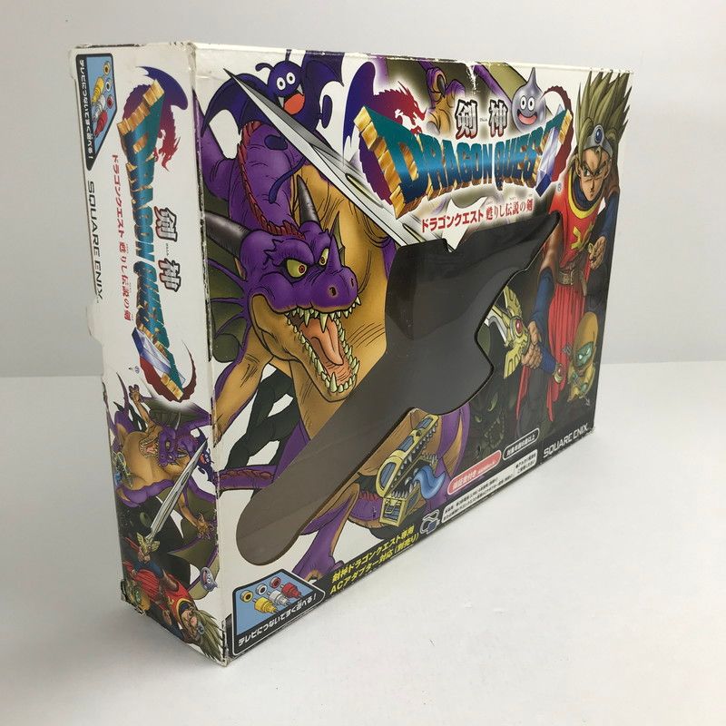 現状渡し品】 剣神ドラゴンクエスト 甦りし伝説の剣 動作未確認・キズ