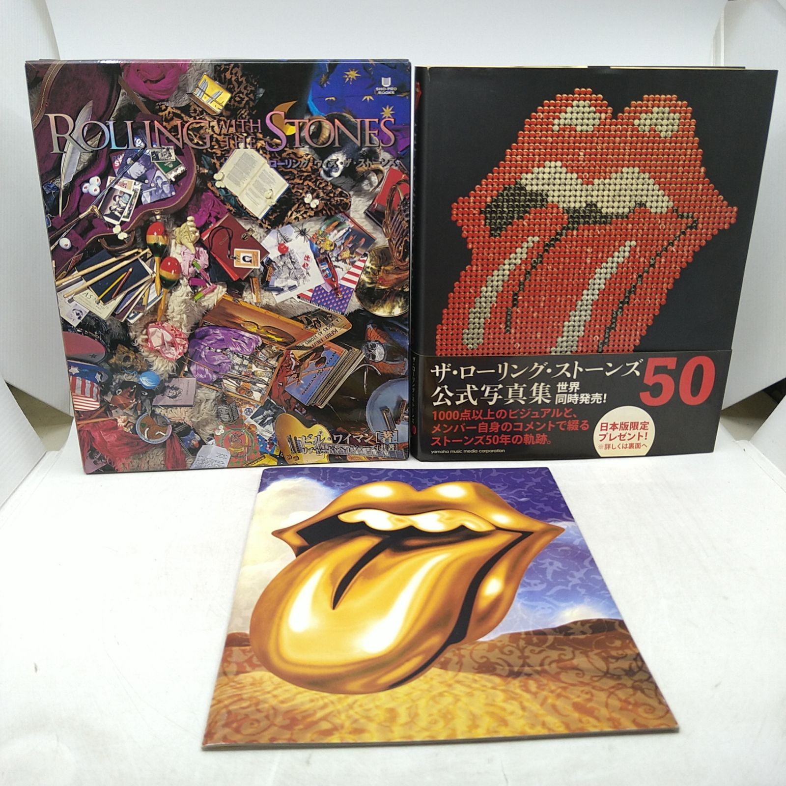 初版】ローリングストーンズセット ツアーパンフレット 写真集2冊