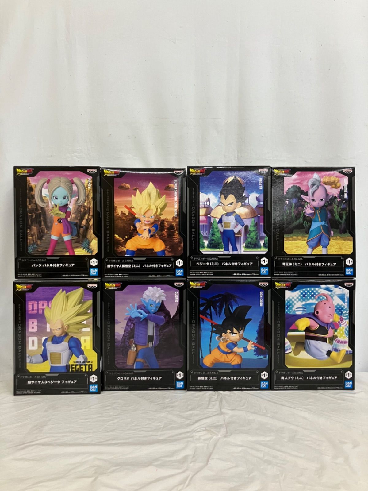 未開封 ドラゴンボールDAIMA パネル付きフィギュア 孫悟空 ミニ 他 8種