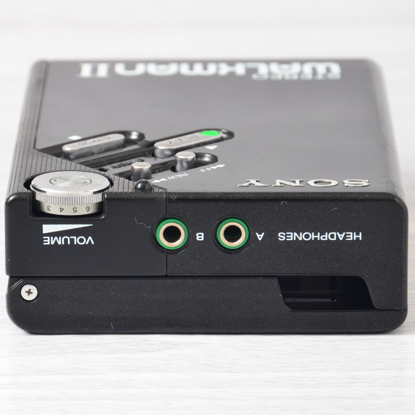 SONY WALKMAN WM-2 カセットウォークマン ブラック 整備済 TY459