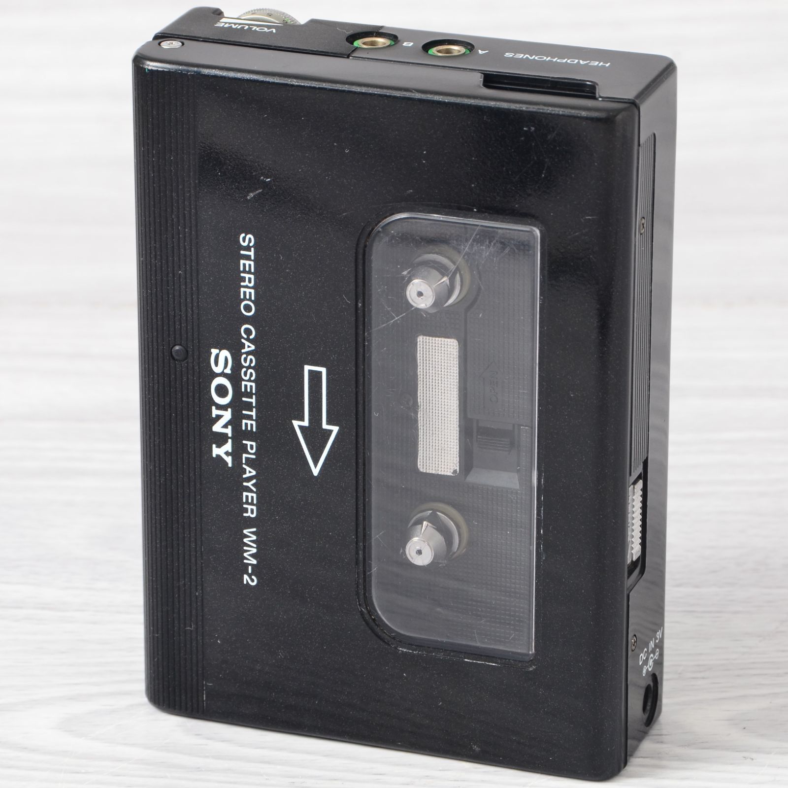 SONY WALKMAN WM-2 カセットウォークマン ブラック 整備済 TY459