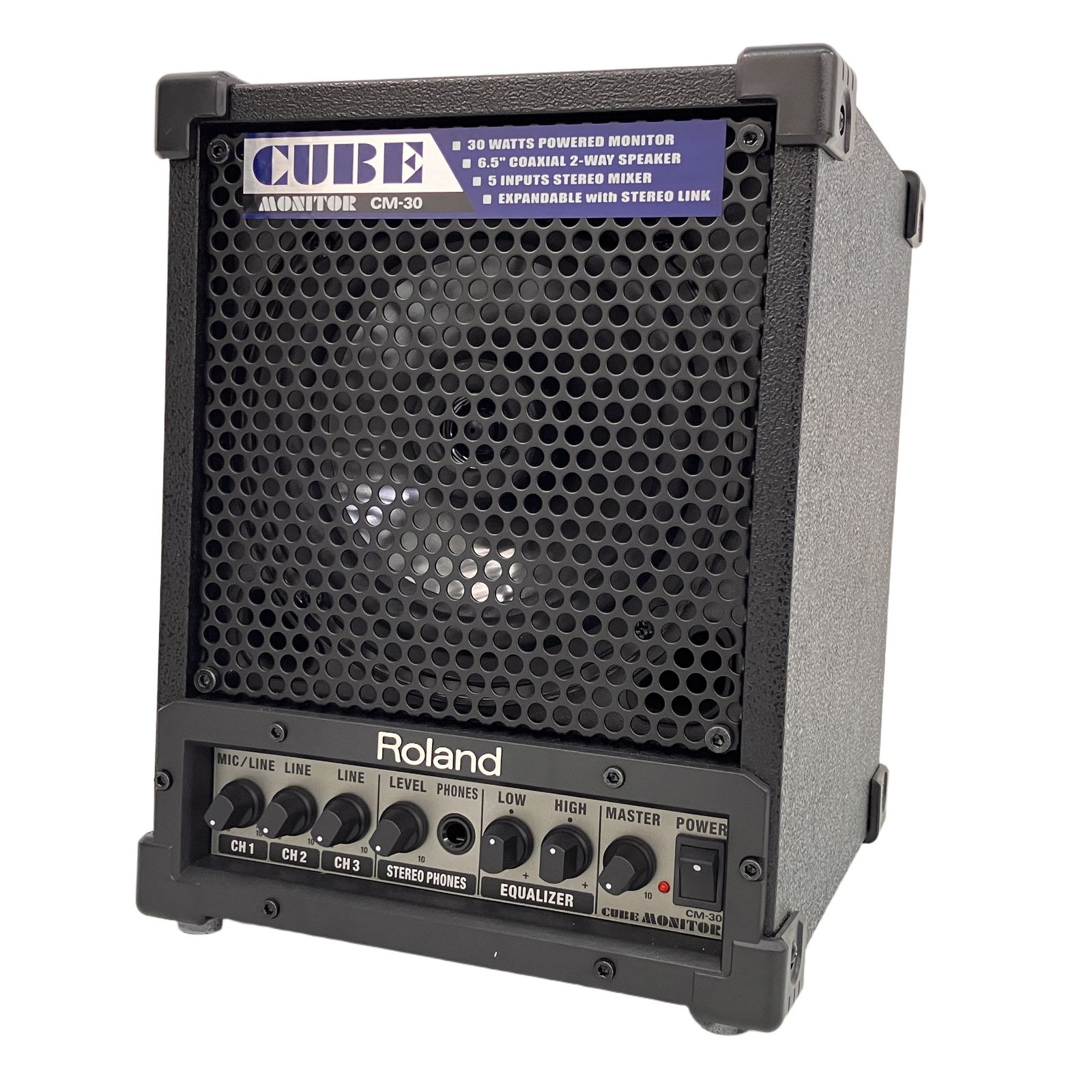 ROLAND ローランド CM-30 CUBE MONITOR モニター アンプ スピーカー 音響機材 中古 良好 Z11428256