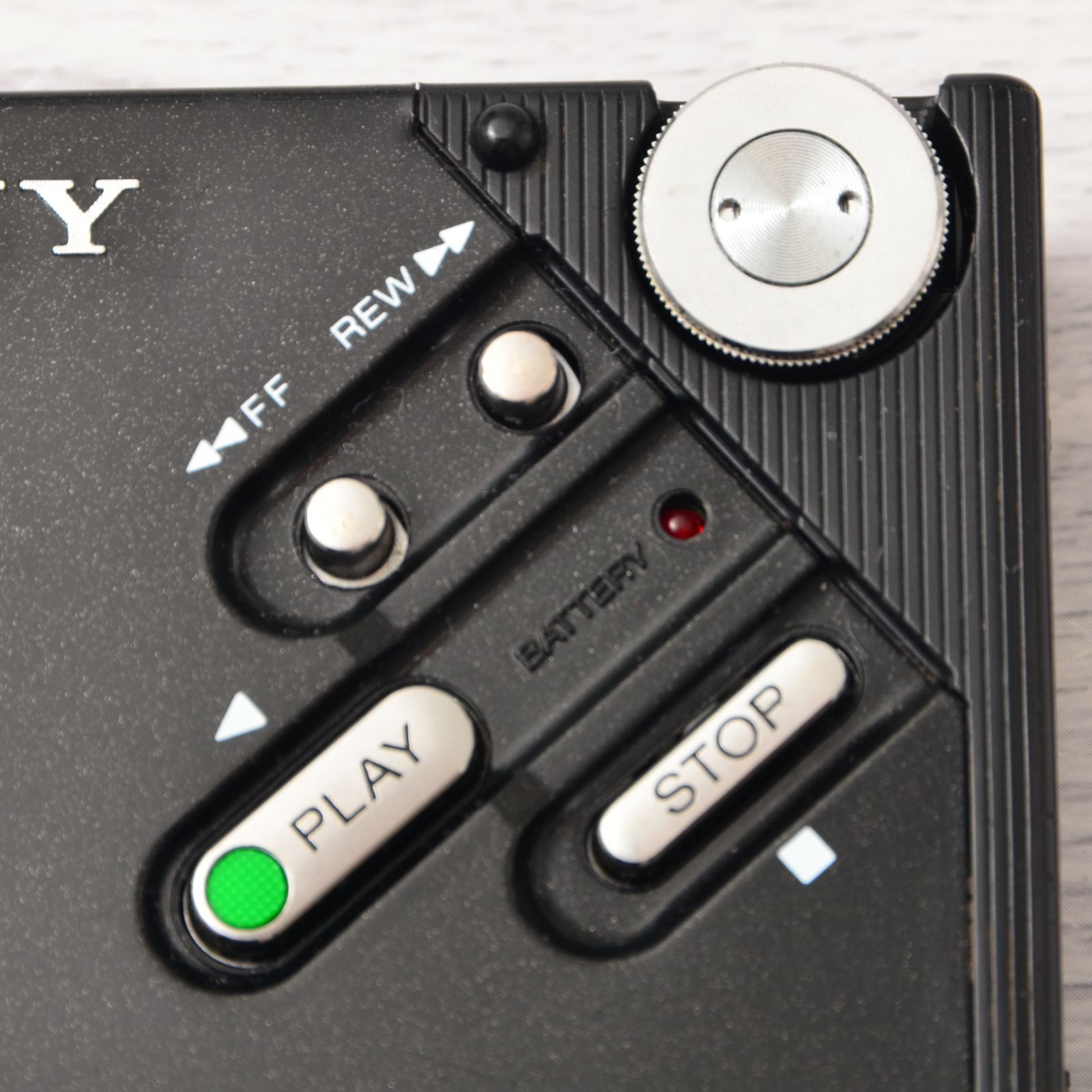 SONY WALKMAN WM-2 カセットウォークマン ブラック 整備済 TY459