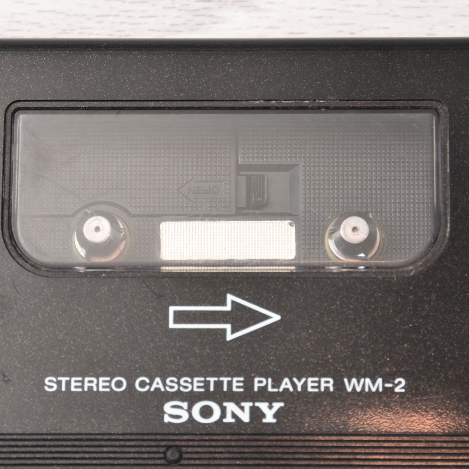 SONY WALKMAN WM-2 カセットウォークマン ブラック 整備済 TY459