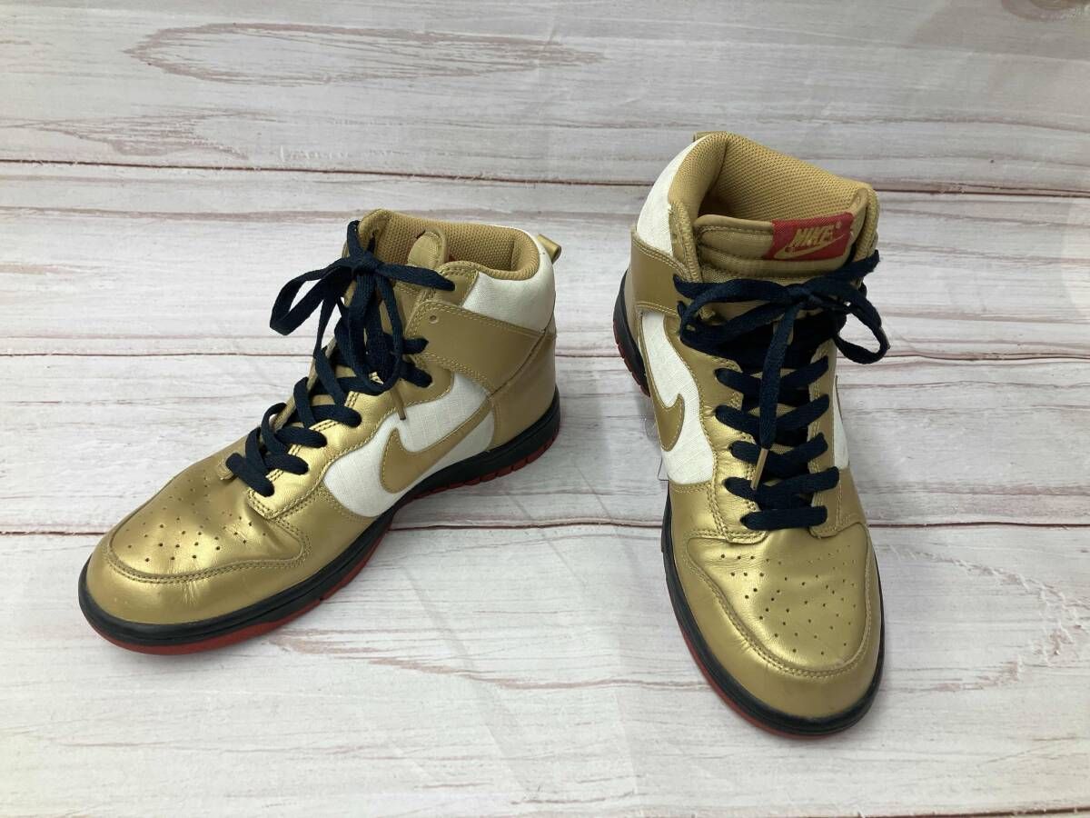 NIKE ナイキ スニーカー 344648-171 26.5cm ゴールド系 - メルカリ