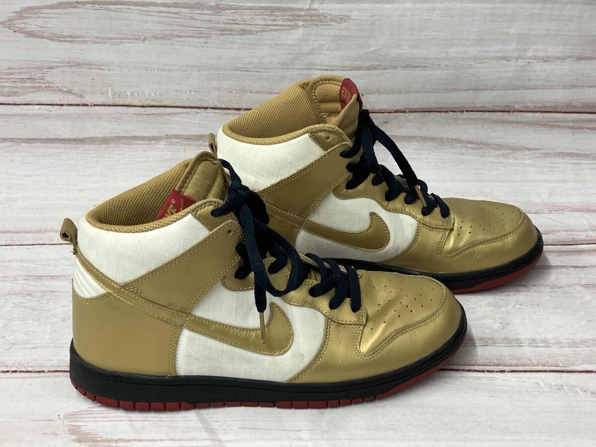 NIKE ナイキ スニーカー 344648-171 26.5cm ゴールド系 - メルカリ
