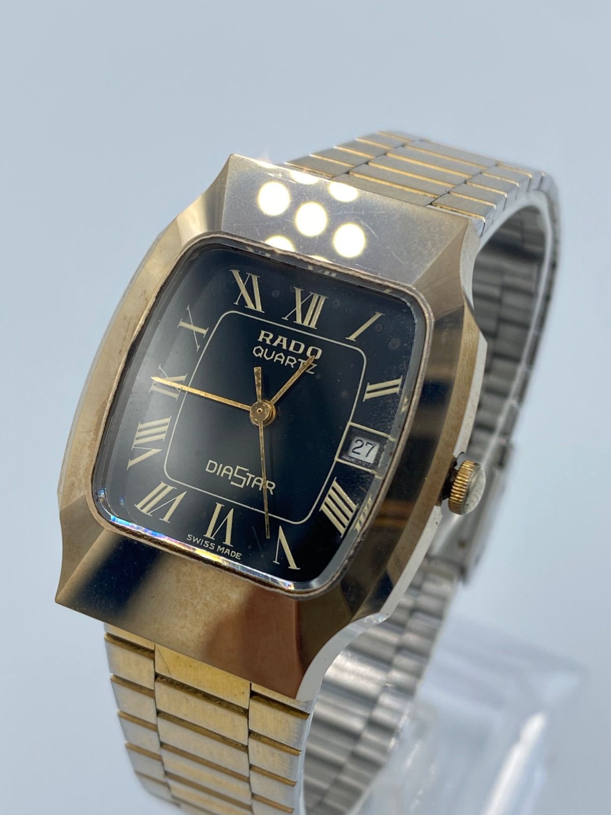 RADO ラドー DIASTAR ダイアスター 腕時計 黒文字盤 711.0099.3