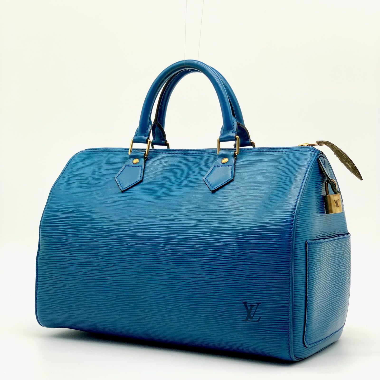 LOUIS VUITTON スピーディ 30 エピ ブルー ハンドバッグ ミニボストン M43005 【状態ランク:S】