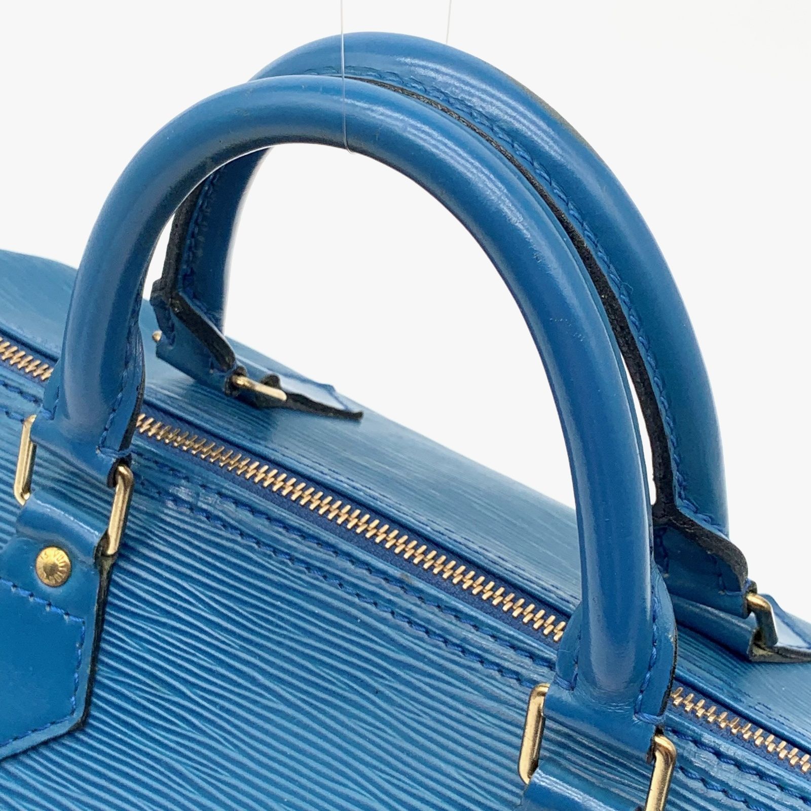 LOUIS VUITTON スピーディ 30 エピ ブルー ハンドバッグ ミニボストン