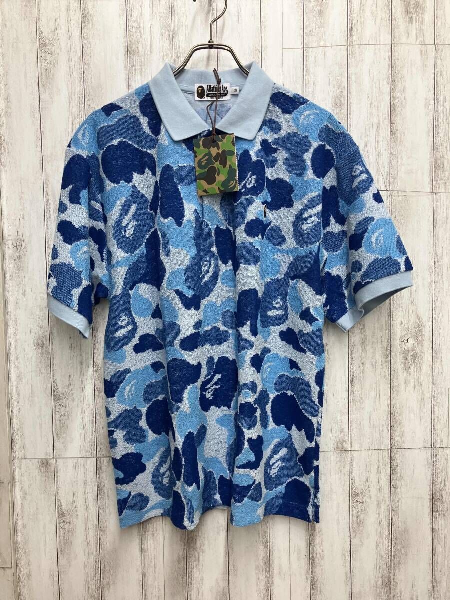 A BATHING APE/半袖ポロシャツ/日本製 001po1 301002mカモフラ