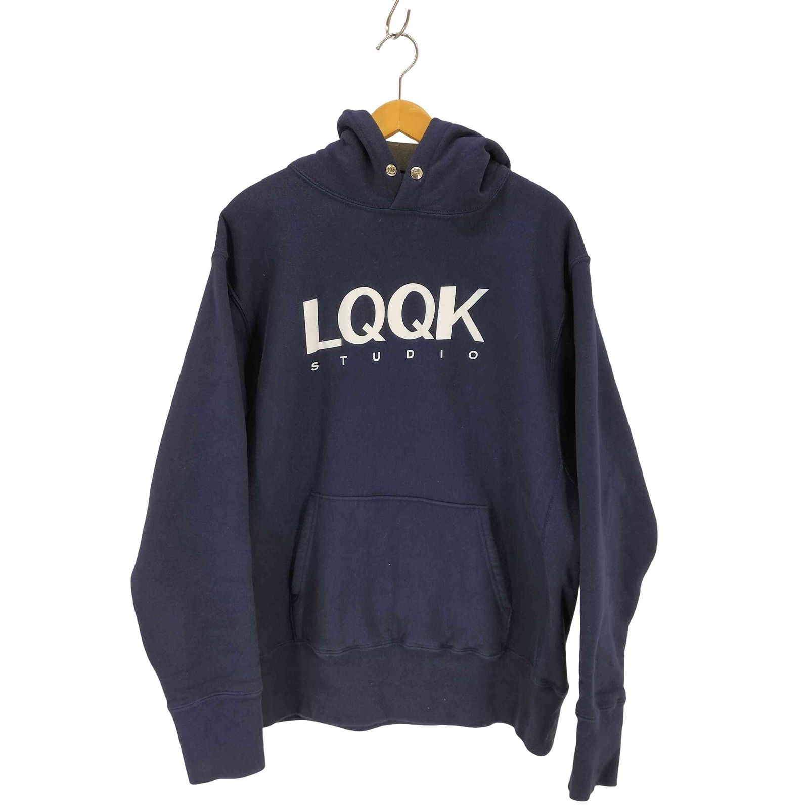 ルックスタジオ LQQK STUDIO SIGNATURE SNAP FLEECE HOODIE メンズ JPN：XL 6,691円