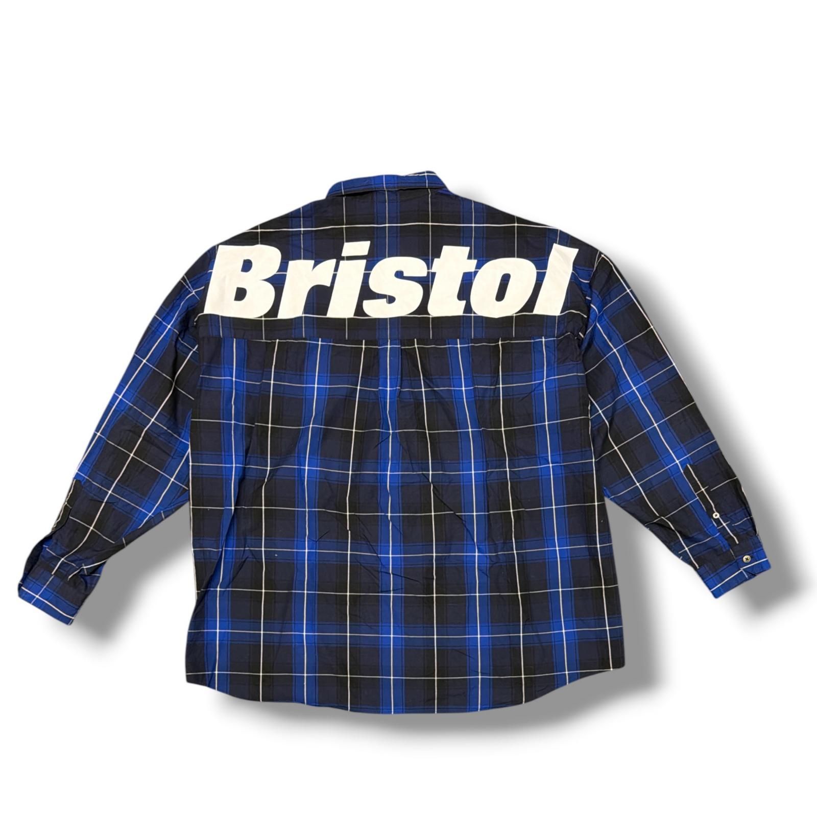 F.C.Real Bristol ビッグロゴバギーシルエットシャツ チェック 長袖