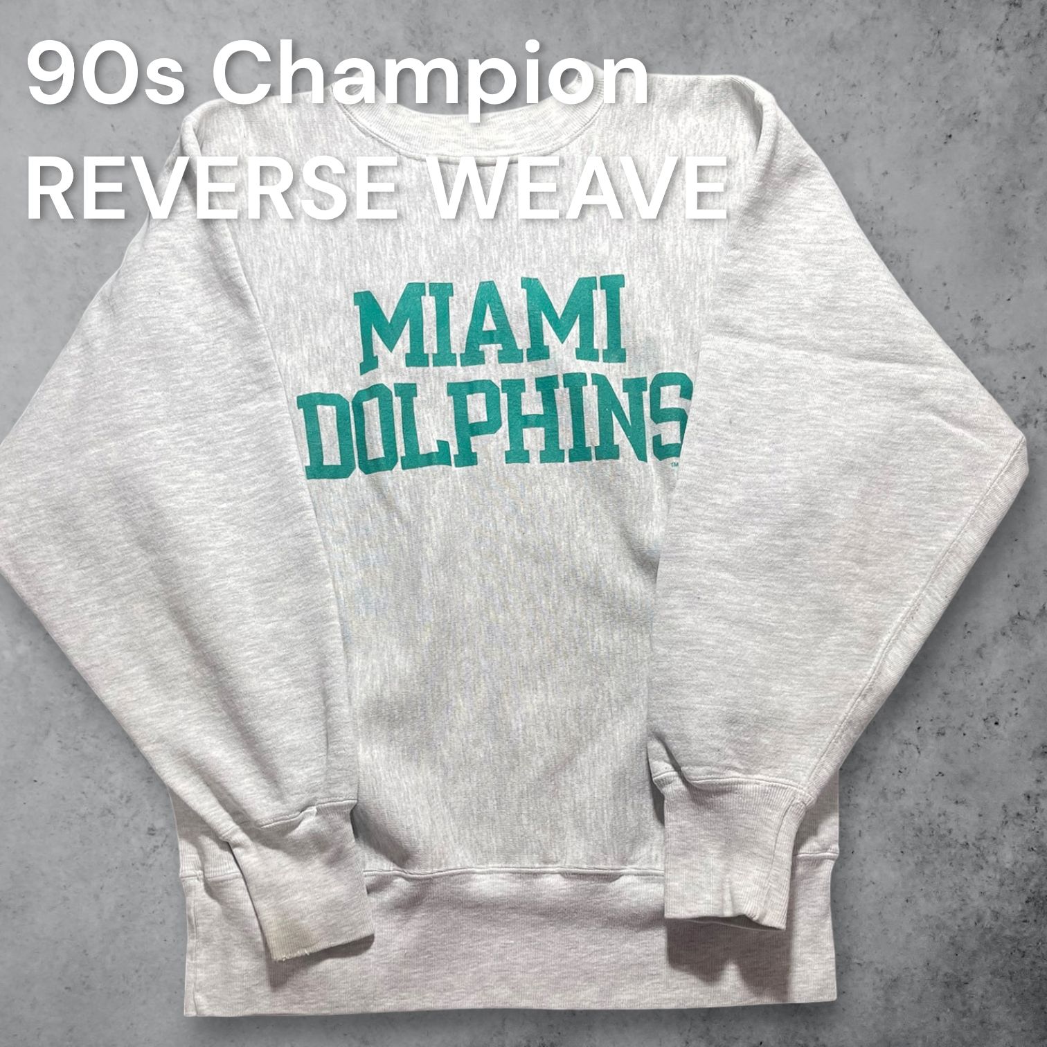 90s Champion リバースウィーブ NFL マイアミ・ドルフィンズ スウェット　Champion REVERSE WEAVE