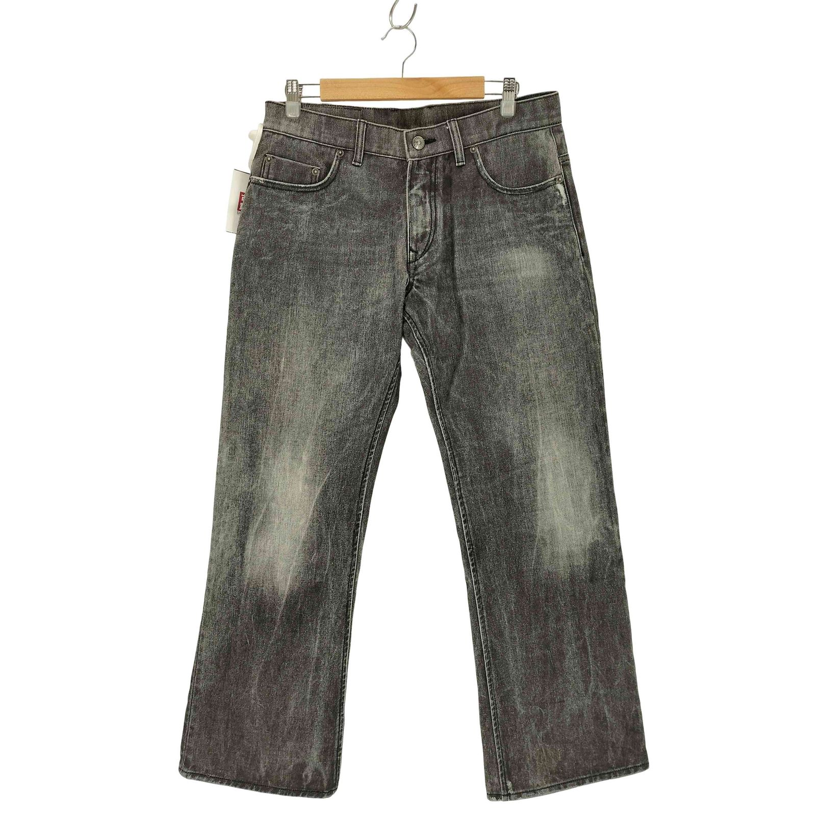 ユーズドフルギ USED古着 {{WOKE EDGE}} Printed Loose Flare Denim メンズ JPN：M