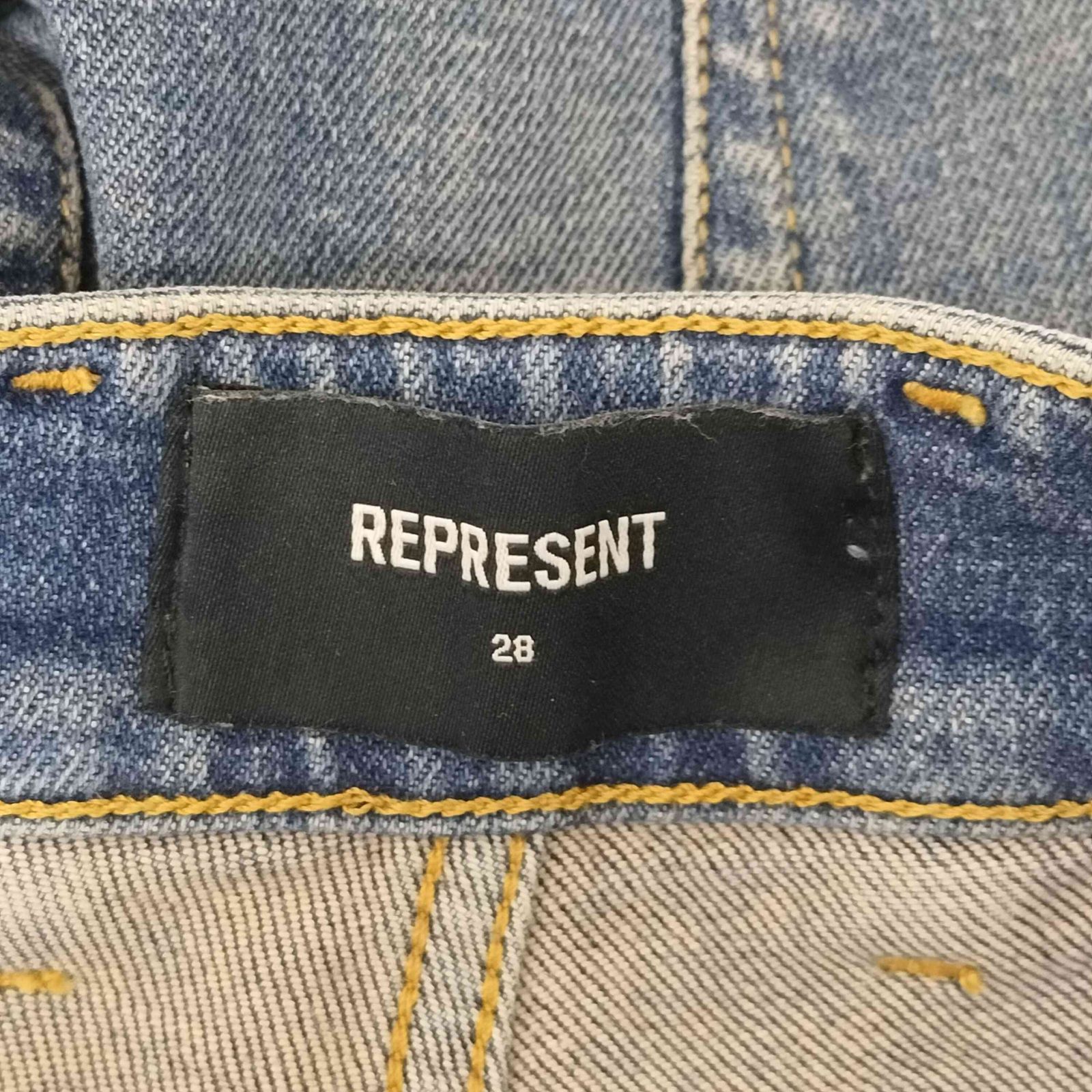 リプレゼント REPRESENT STRAIGHT LEG DENIM メンズ 28 - メルカリ