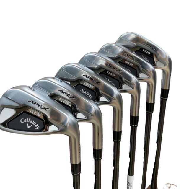 【中古】 キャロウェイ APEX DCB(2021) 6S アイアンセット IR Diamana 55 for CW(2021 APEX IR) (フレックスR) メンズ 男性用 右利き 右用 Cランク ゴルフクラブ