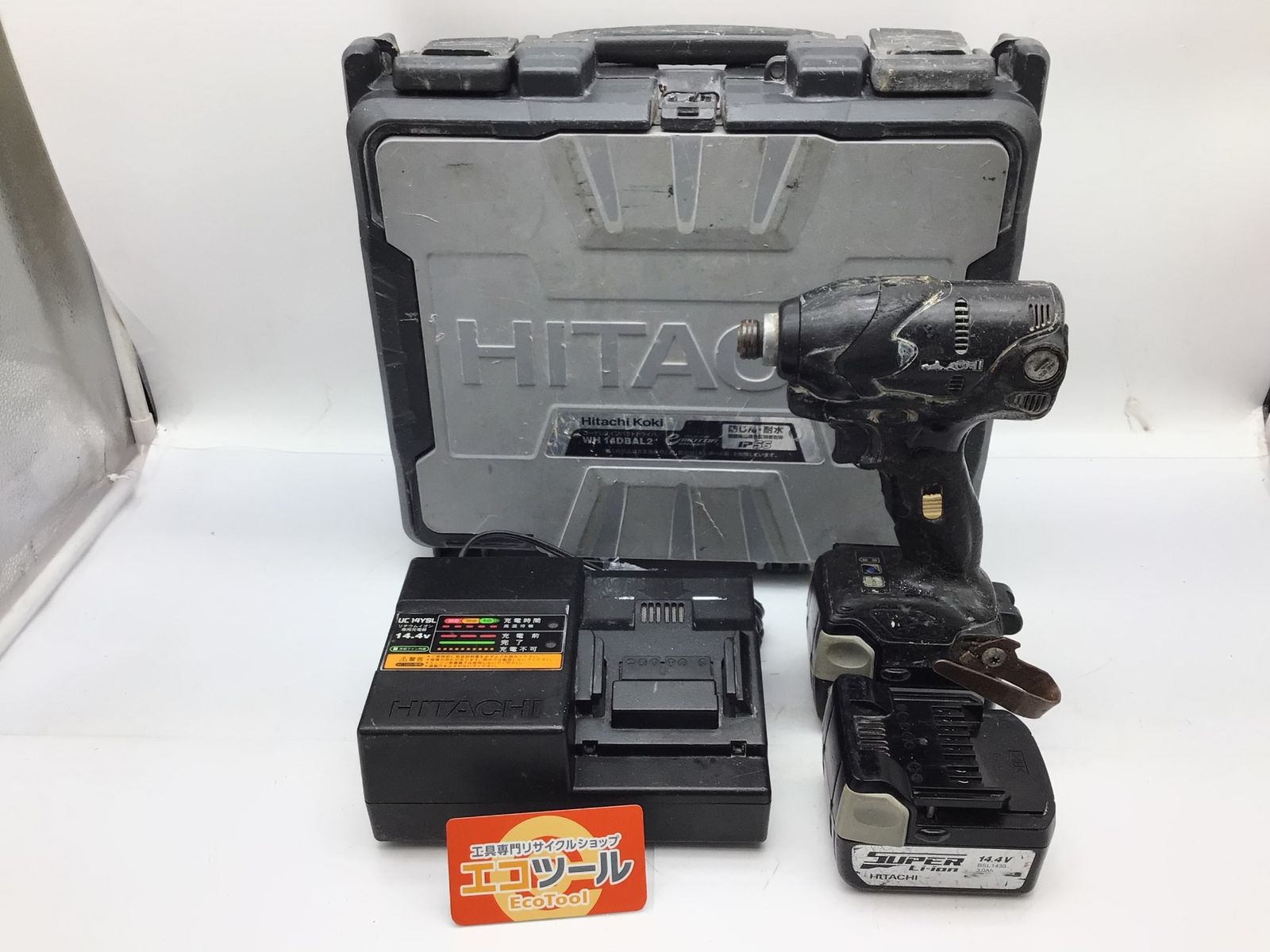 【中古品】HITACHI/日立工機 WH14DBAL(2LSCK)B ☆ コードレスインパクトドライバ [IT_255AO][知立][M04]