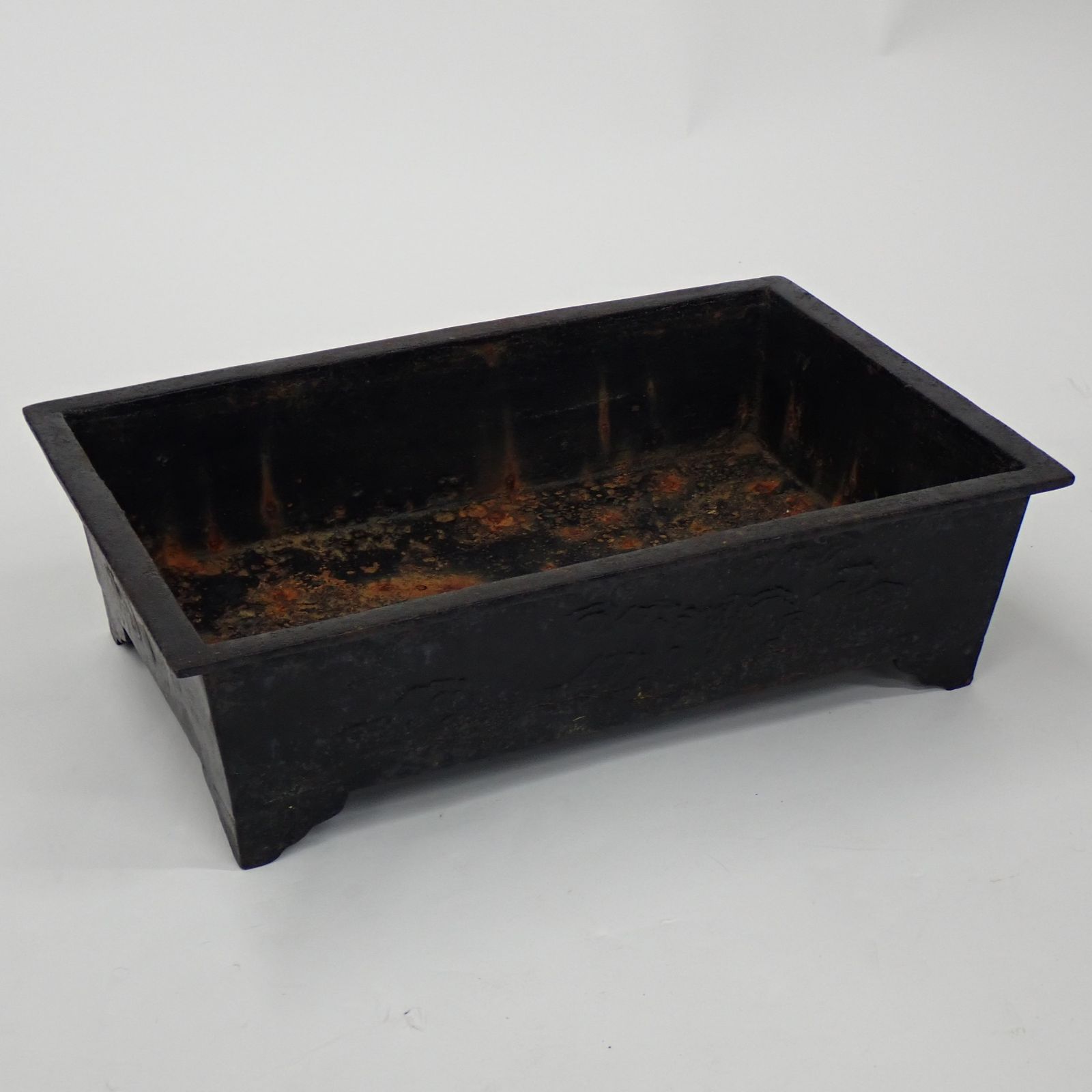 華道具 花器 花入 水盤 骨董品 工芸品 昭和レトロ 鉄製 年代物 サイズ