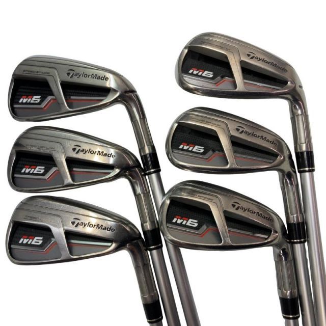【中古】 テーラーメイド M6 6S アイアンセット IR FUBUKI TM6(2019 アイアン) (フレックスR) メンズ 男性用 右利き 右用 Cランク ゴルフクラブ