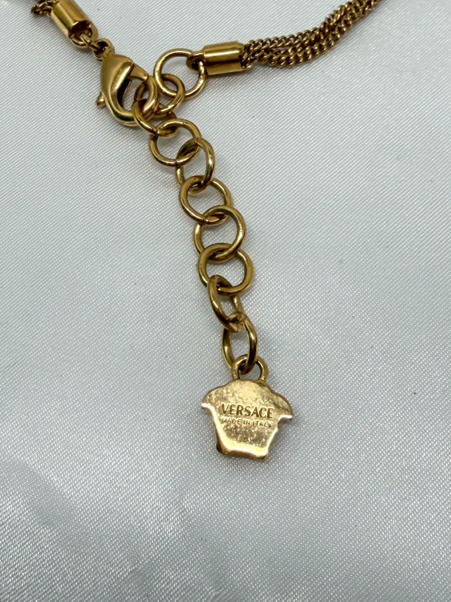VERSACE ベルサーチ メドゥーサネックレス ゴージャス ネックレス 44㎝(調節可)中古 スレなどあり M-2089 VERSACE ベルサーチ メドゥーサネックレス ゴージャス ネックレス 44㎝(調節可)中古 スレなどあり M-2089