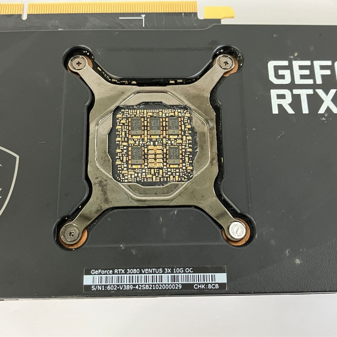 MSI RTX 3080 VENTUS 3X 10G OC ジャンク - メルカリ