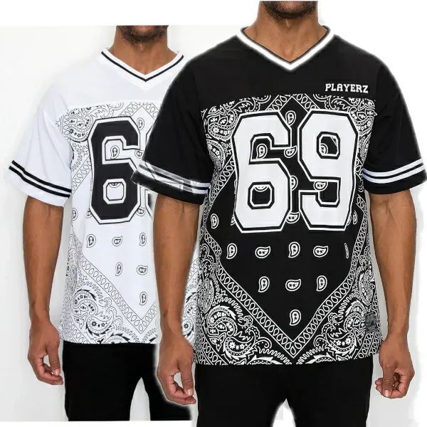 S～2XL PLAYERZ #69 BANDANA FOOTBALL SHIRTS - メルカリ