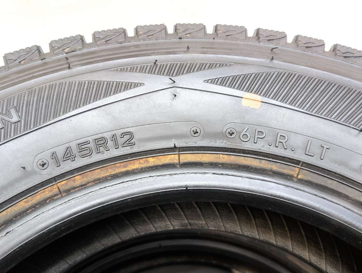 145R12 6PR LT ダンロップ ウィンターマックス SV01 中古タイヤ スタッドレスタイヤ 2本セット w12260616030