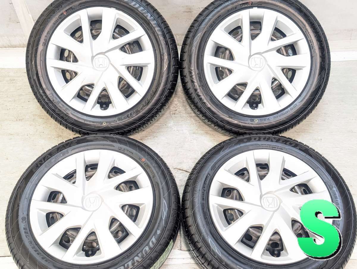 155/65R14 ダンロップ エナセーブ EC204 ホンダ純正 TTA 14x4.5 100-4穴 中古タイヤ サマータイヤ ホイールセット 4本セット s14260526029 28,725円