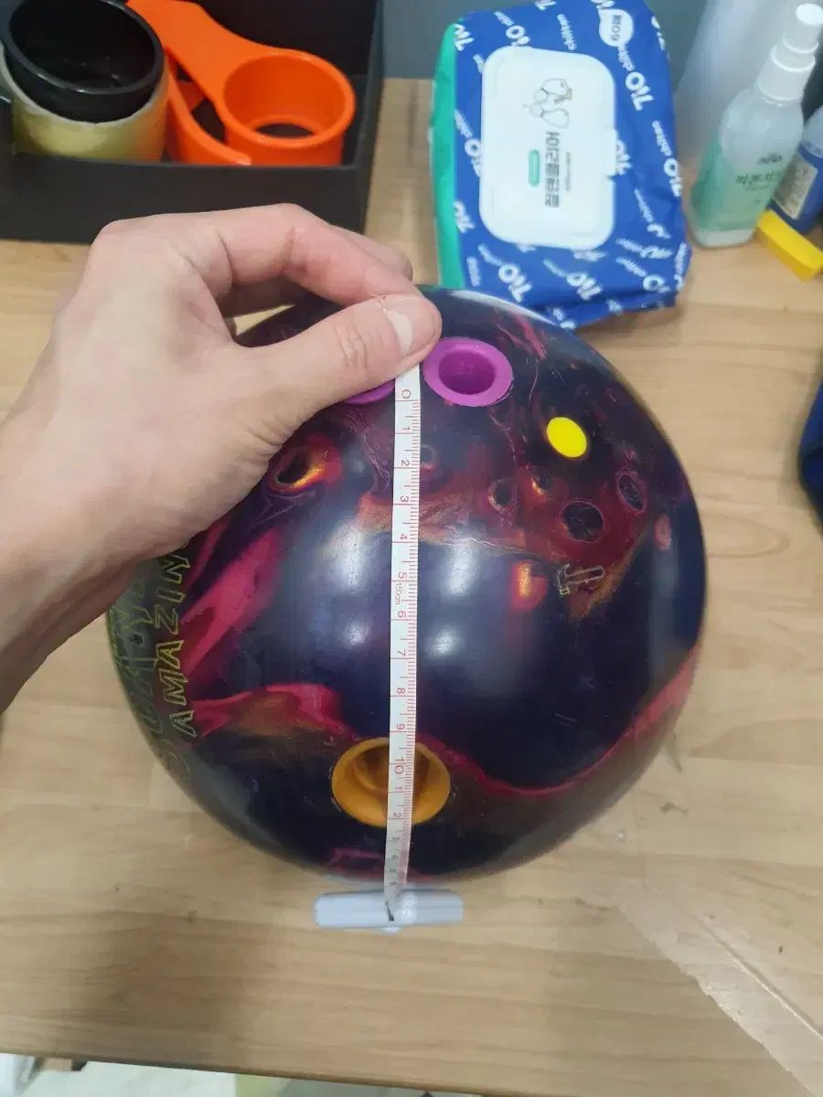中古ボーリングボール 13p スキャンダルアメイジング
