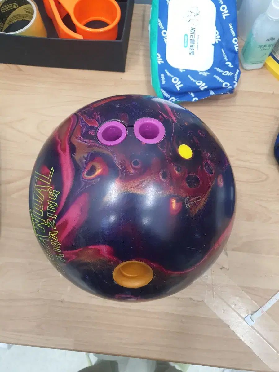 中古ボーリングボール 13p スキャンダルアメイジング