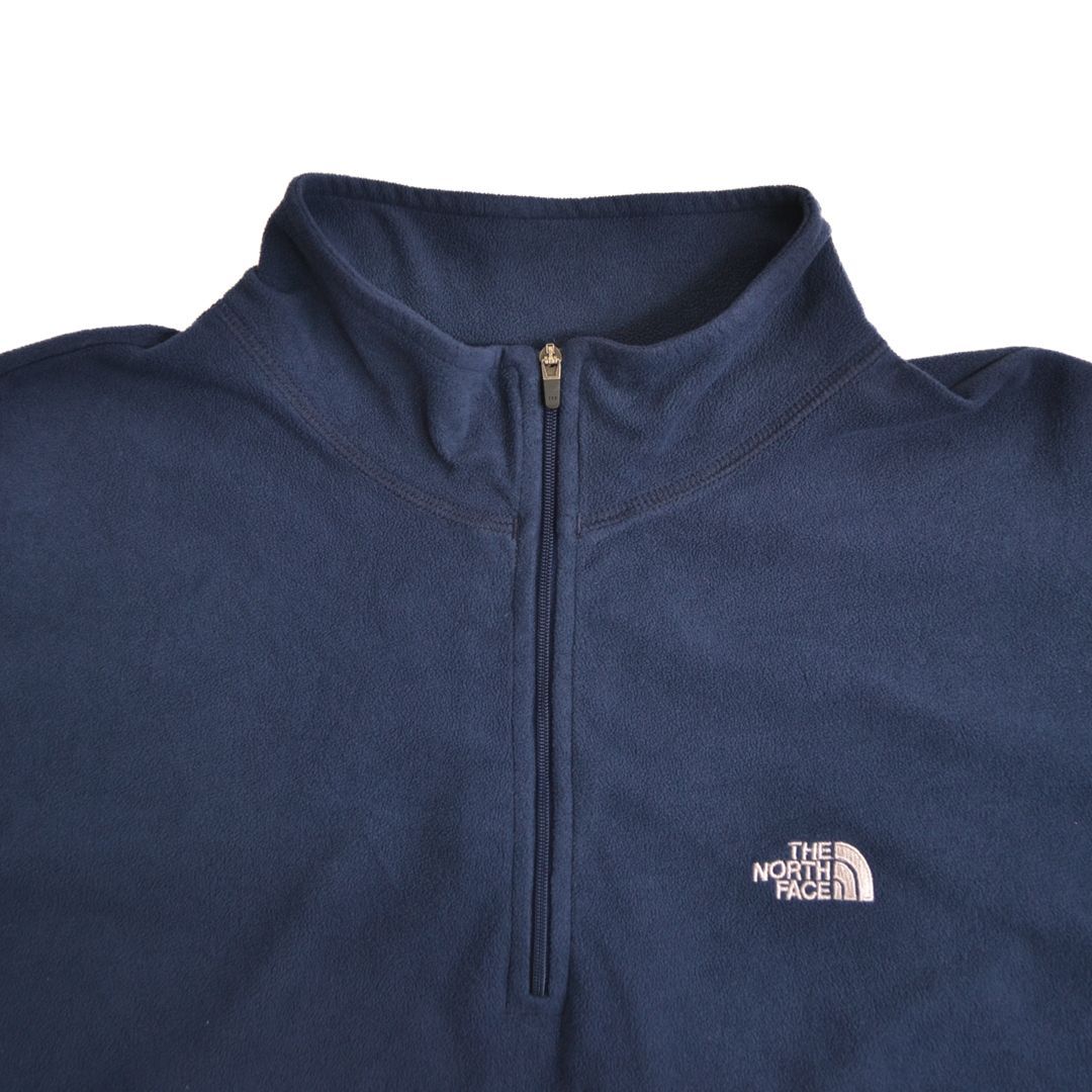 THE NORTH FACEノースフェイス 胸ロゴ刺繍 ハーフジップ フリース プル 