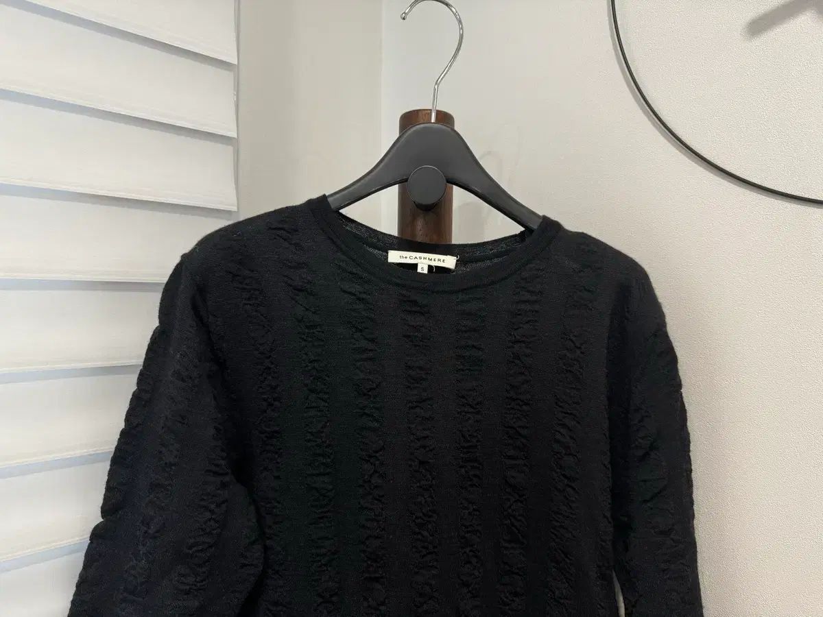 the CASHMERE ブラック 半袖 ニット