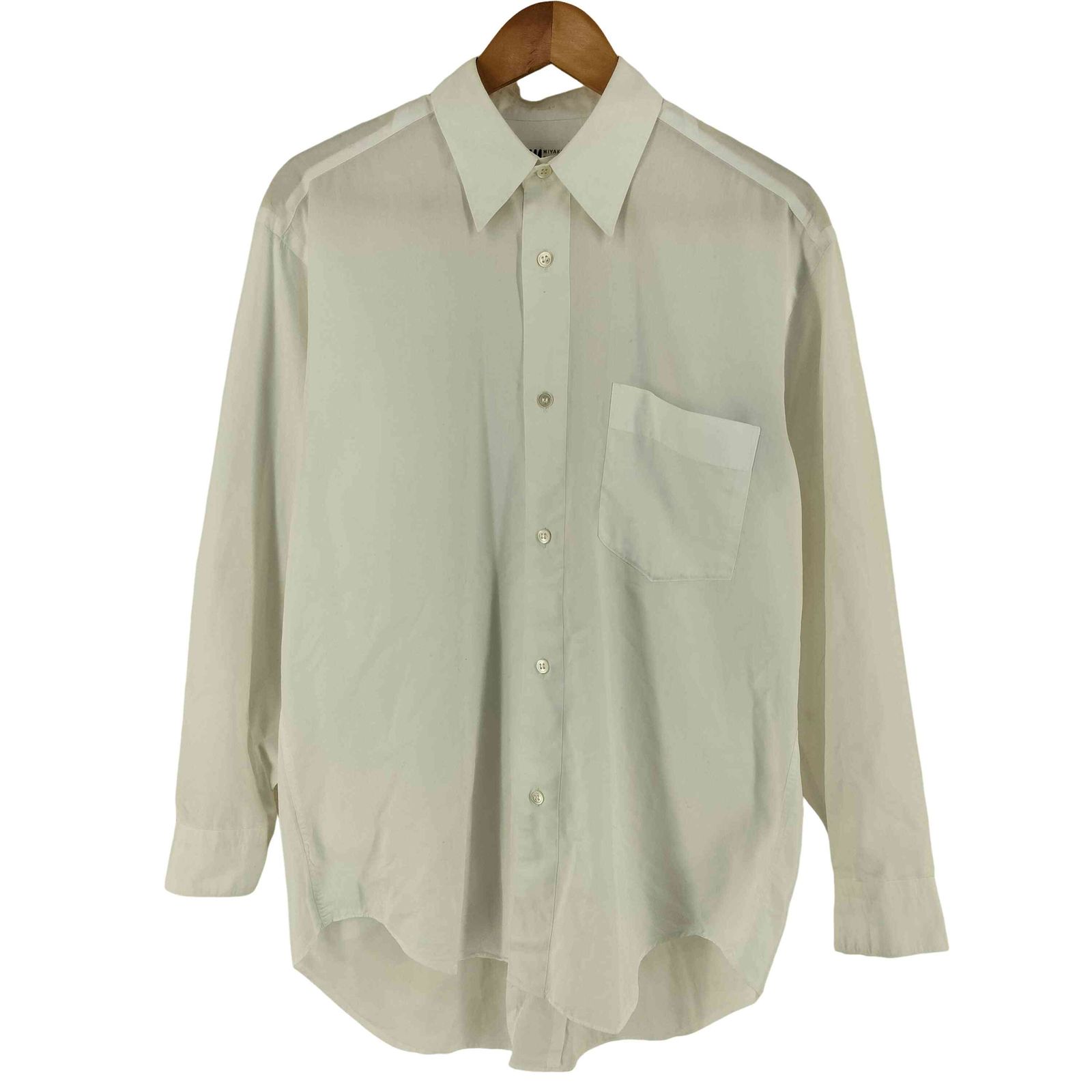 ミヤケデザインスタジオ im MIYAKE DESIGN STUDIO 80s Hamilton期 襟芯 レギュラーカラー L/S シャツ メンズ 39-80