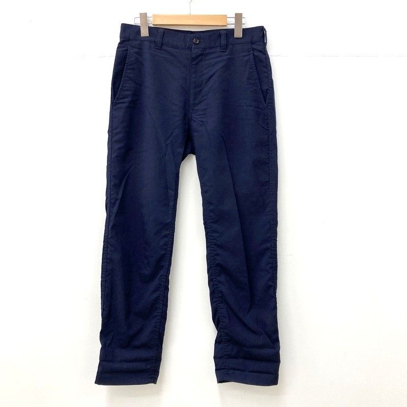 COMME des GARCONS HOMME コム デ ギャルソン オム スラックス パッカリング パンツ HS-P101 XSサイズ ネイビー 日本製 ウール ボトム ★SS846