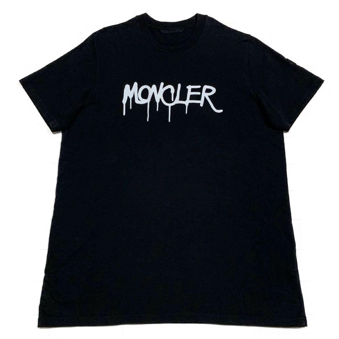 モンクレール　ペイントロゴ　ブラック　Tシャツ　国内正規品 5S628 23,360円
