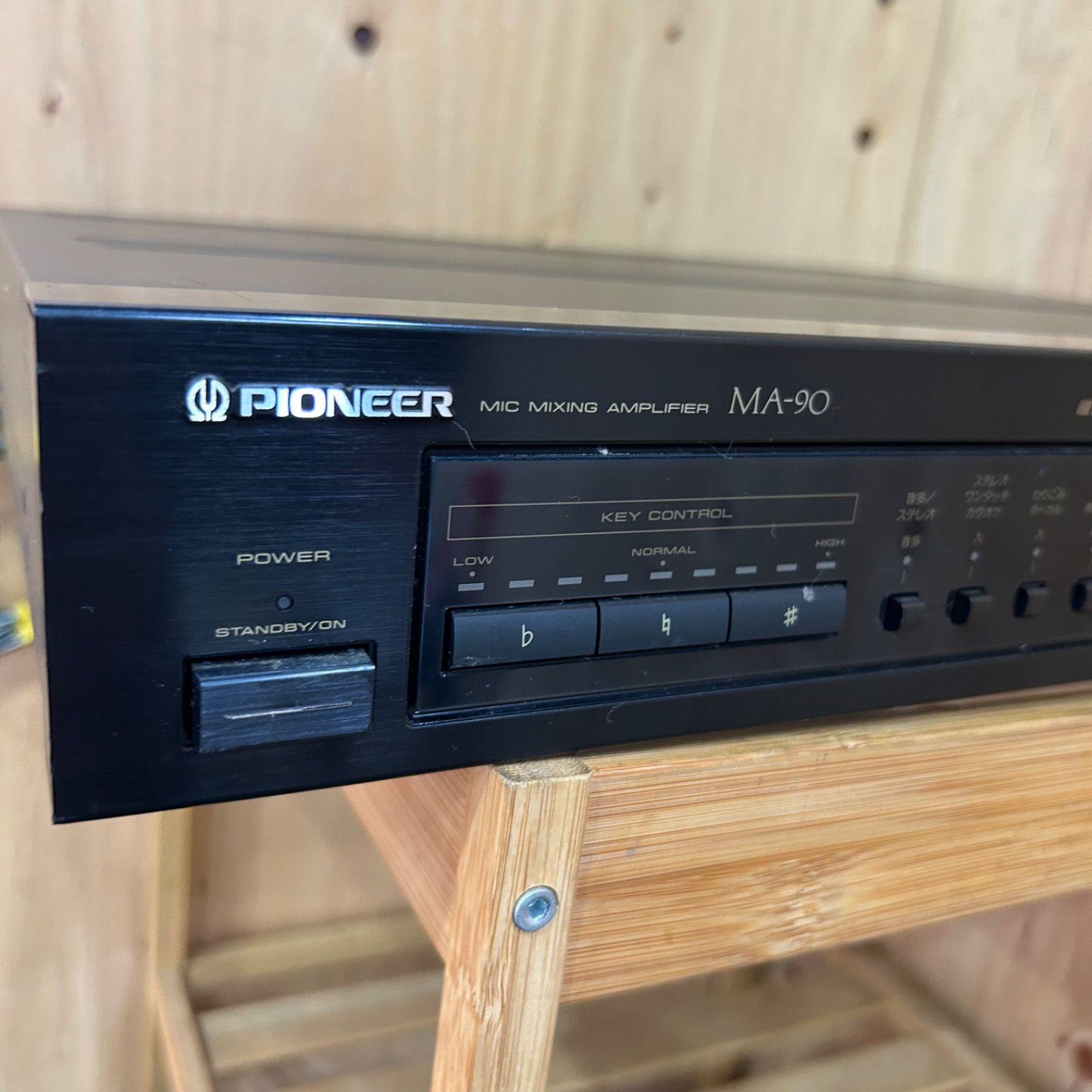 パイオニア マイクミキシングアンプ MA-90 SGM】ジャンク Pioneer マイクミキシングアンプ MA‐90 - メルカリ