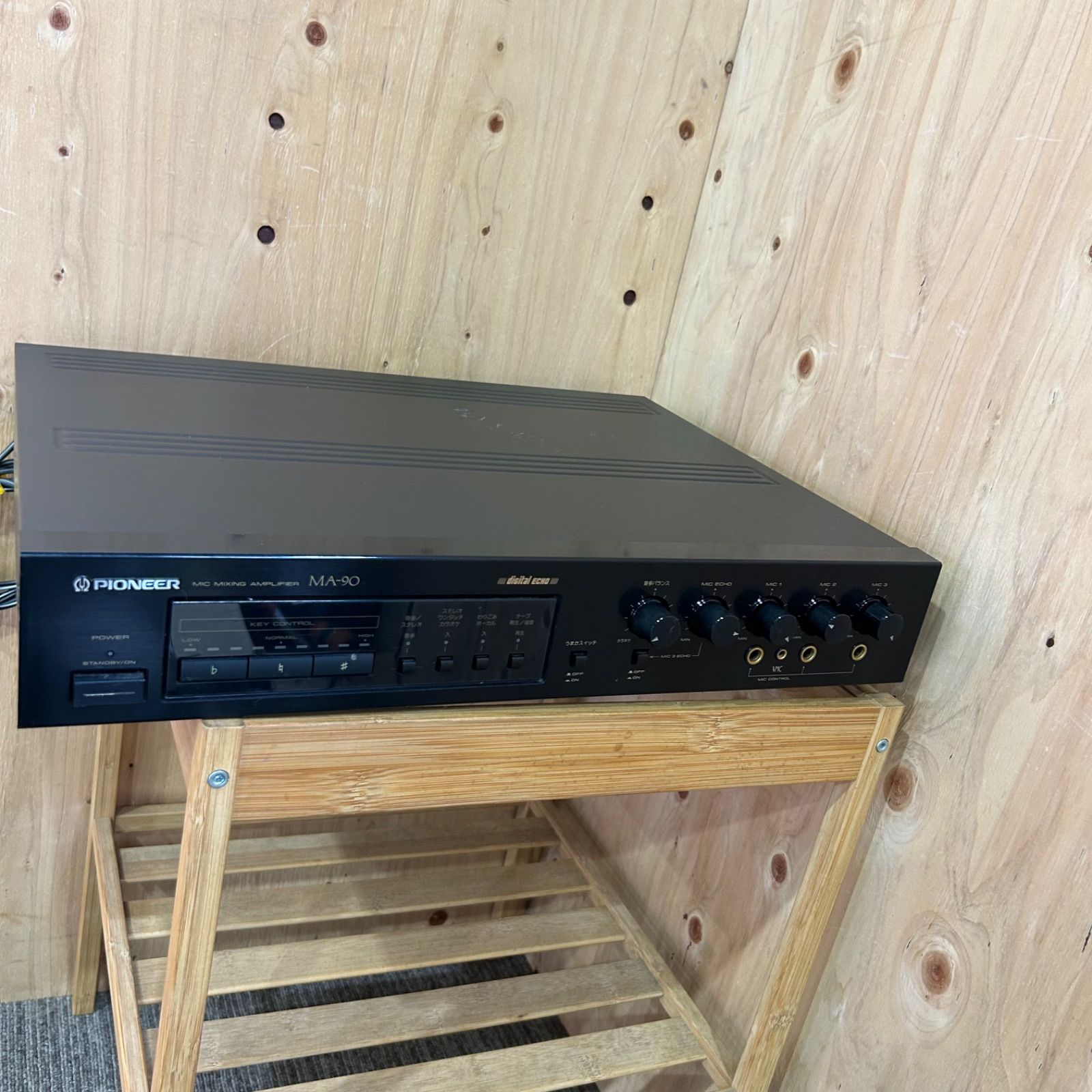 Pioneer MA-90 マイクミキシングアンプ ミキサー カラオケ SGM】ジャンク Pioneer マイクミキシングアンプ MA‐90 - メルカリ