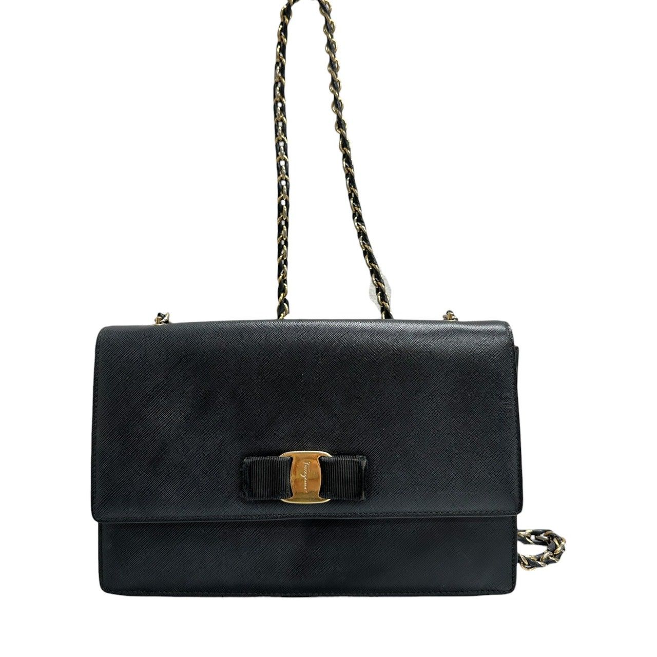 Salvatore Ferragamo サルヴァトーレフェラガモ ヴェラ ネイビー