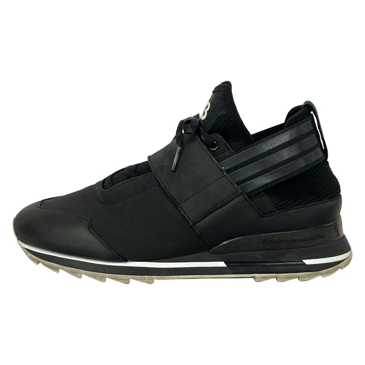 Y-3(ワイスリー) スニーカー 245 レディース - 黒 インソール取外し可