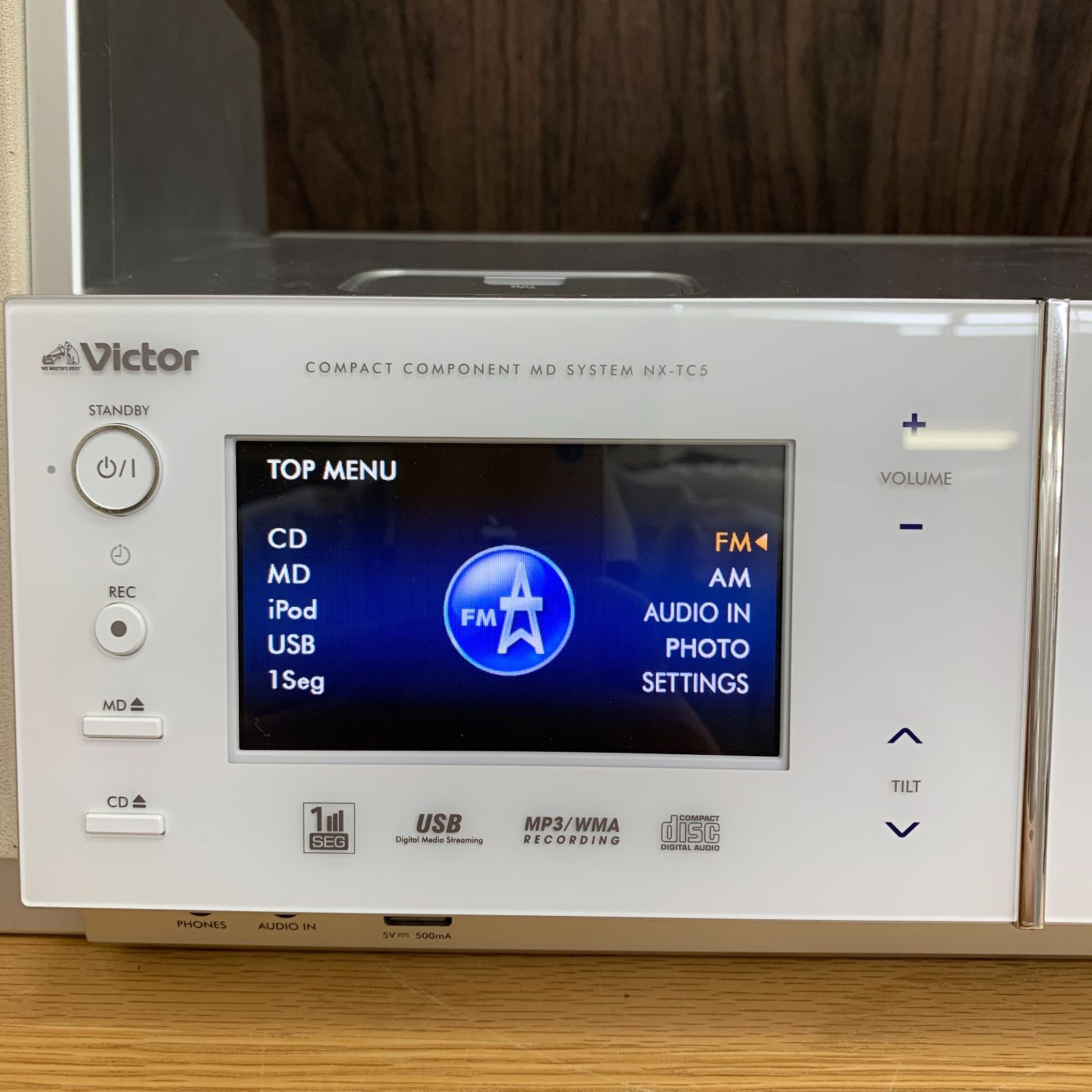 【動作確認済】ビクター Victor NX-TC5 CD/MD/USB/1seg コンポ】Victor NX-TC5 CD/MD/USB/1seg コンポ】Victor NX-TC5 CD/MD