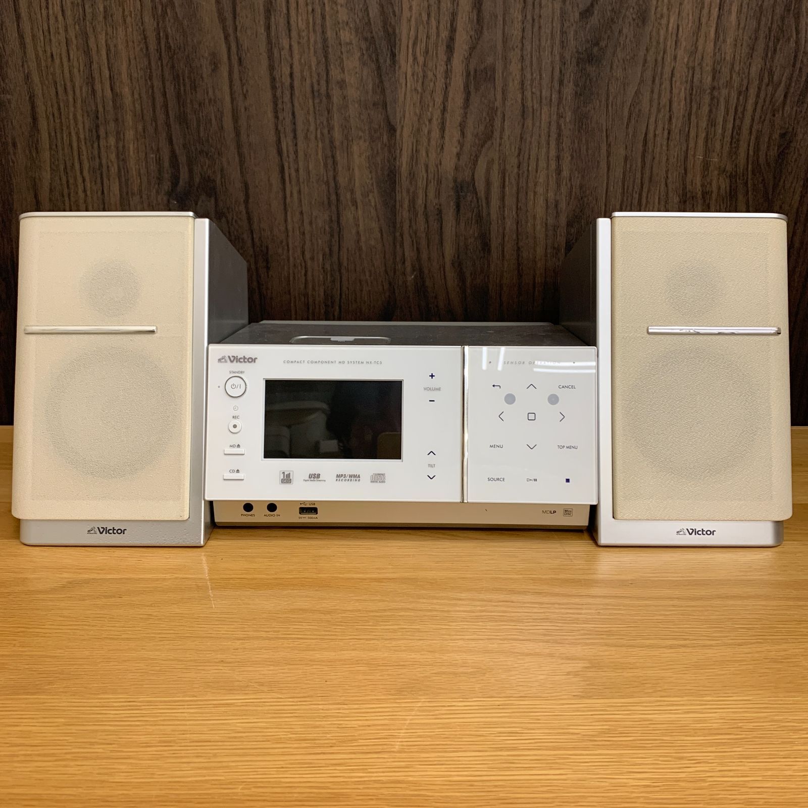【動作確認済】ビクター Victor NX-TC5 CD/MD/USB/1seg コンポ】Victor NX-TC5 CD/MD/USB/1seg コンポ】Victor NX-TC5 CD/MD