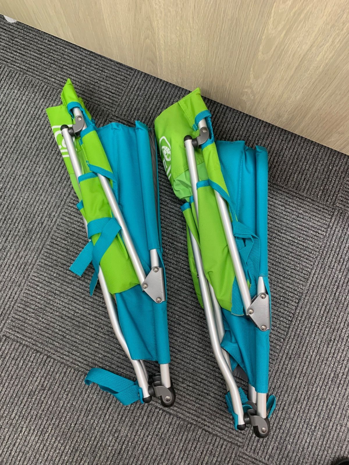 Coleman コンパクトグランドチェア ライムグリーン 2脚セット - メルカリ