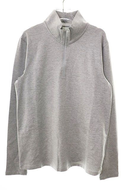 アロー alo CONQUER 1/4 ZIP REFORM LONG SLEEVE GREY S コンカー リフォーム ハーフジップ ロングスリーブ 長袖 グレー 【ブランド古着ベクトル】【中古】●260708