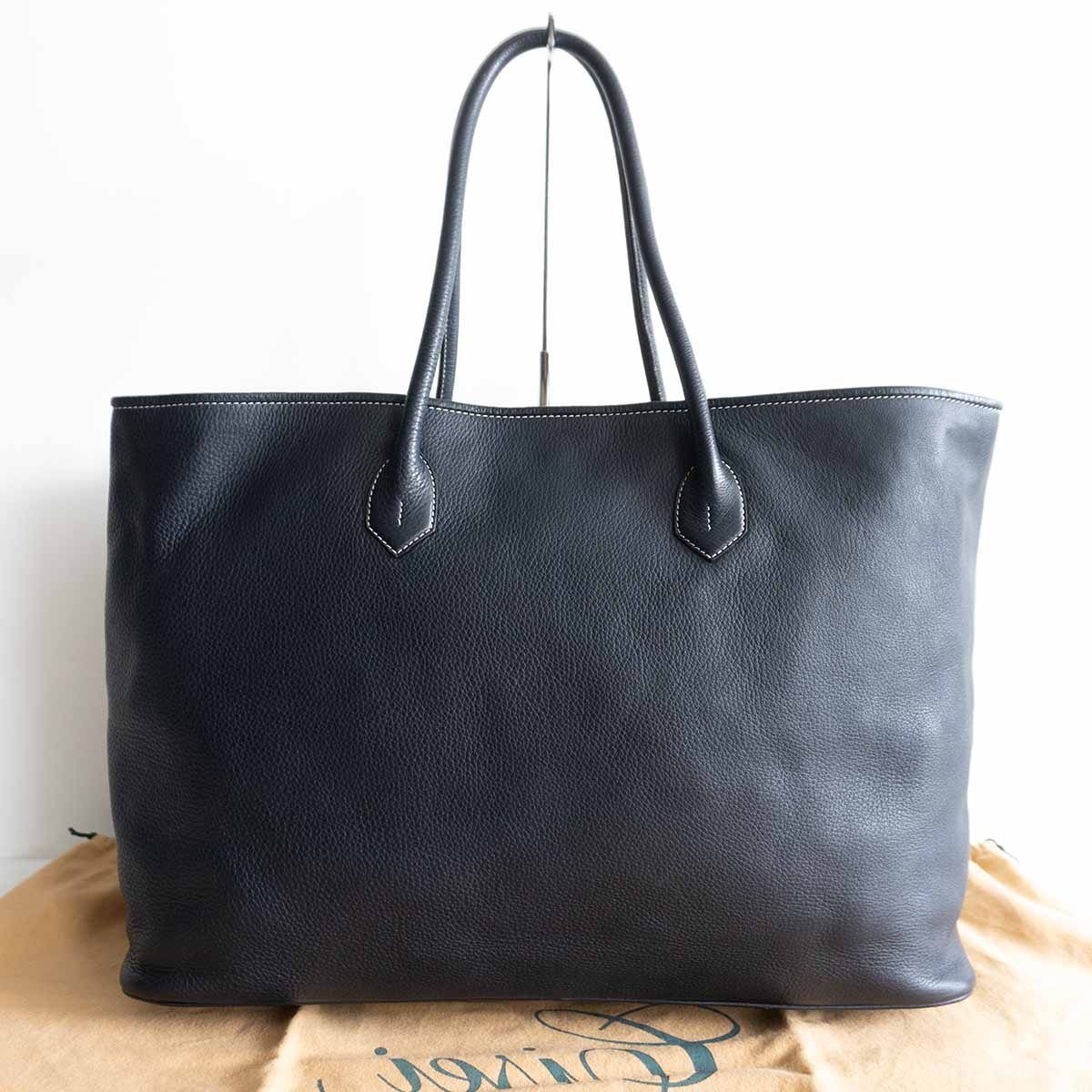 【極美品】CISEI【LINDOS TOTE】ネイビー レザー トートバッグ トープ シセイ 26070140 極美品】CISEI【LINDOS TOTE】ネイビー レザー トートバッグ トープ